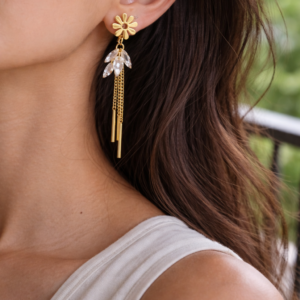 Midnight Tassel Drops