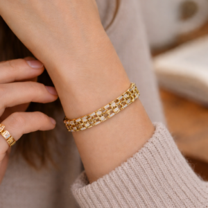 Stoned combo bracelet