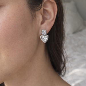 Duo Heart Studs